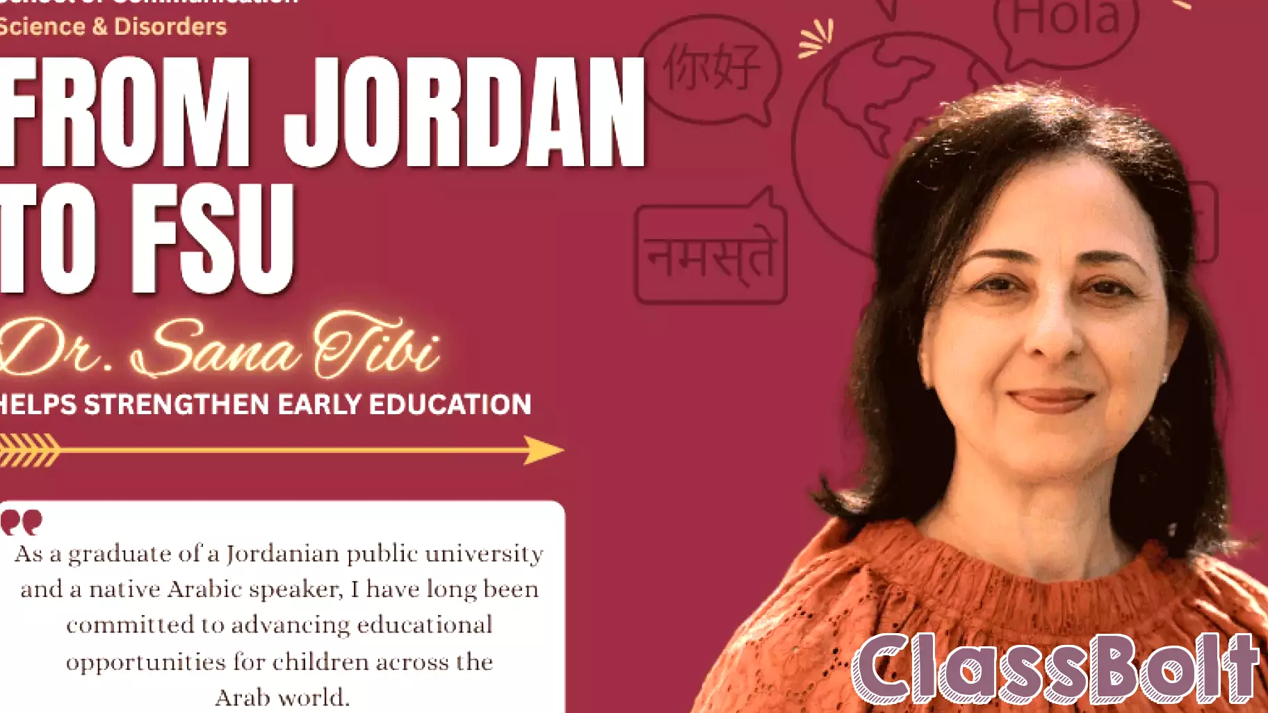 From Jordan to FSU: Dr. Sana Tibi Helps Strengthen Early Education Through IREX Grant