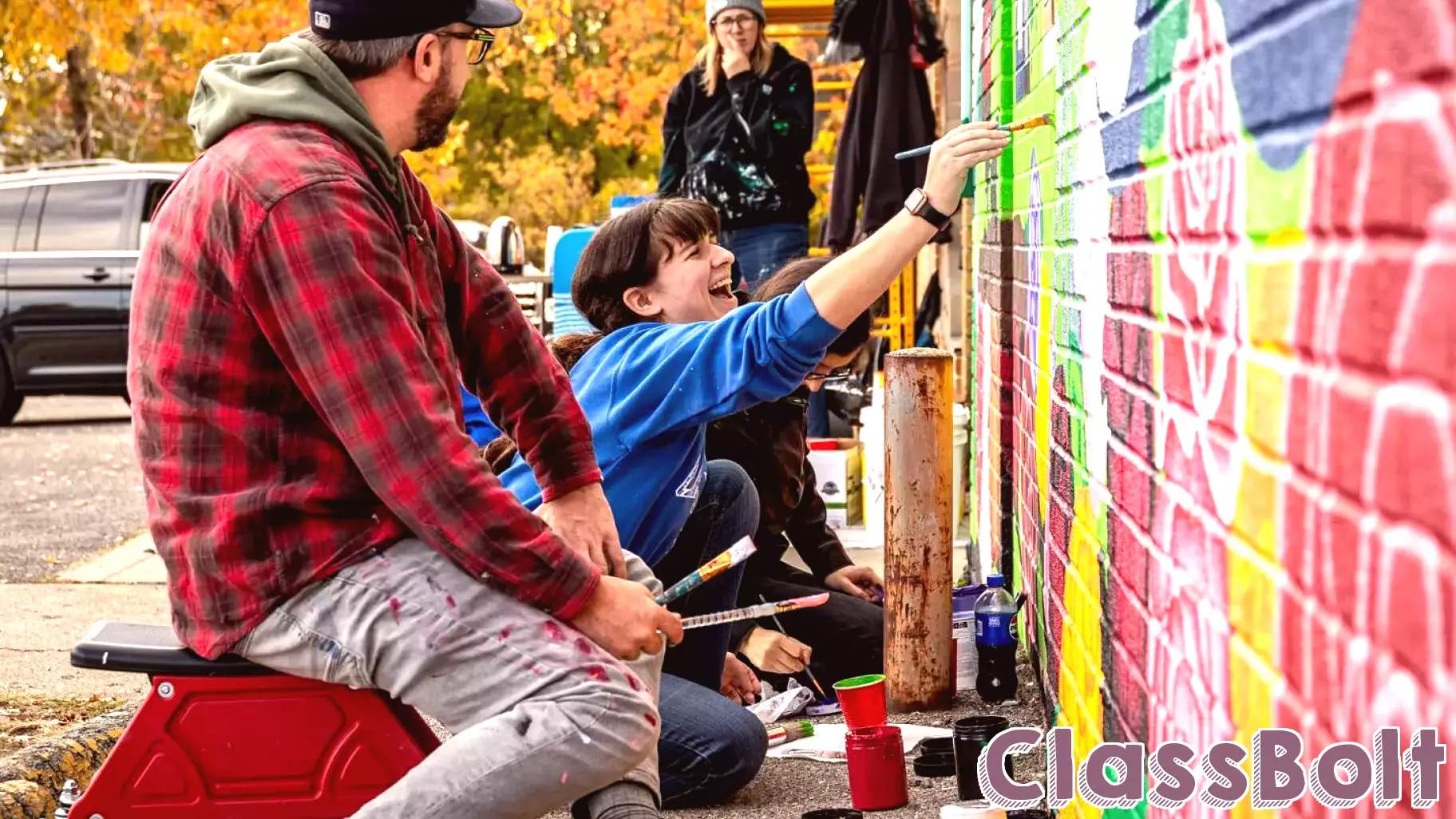 Ivy Tech Art Class Brightens City Corner