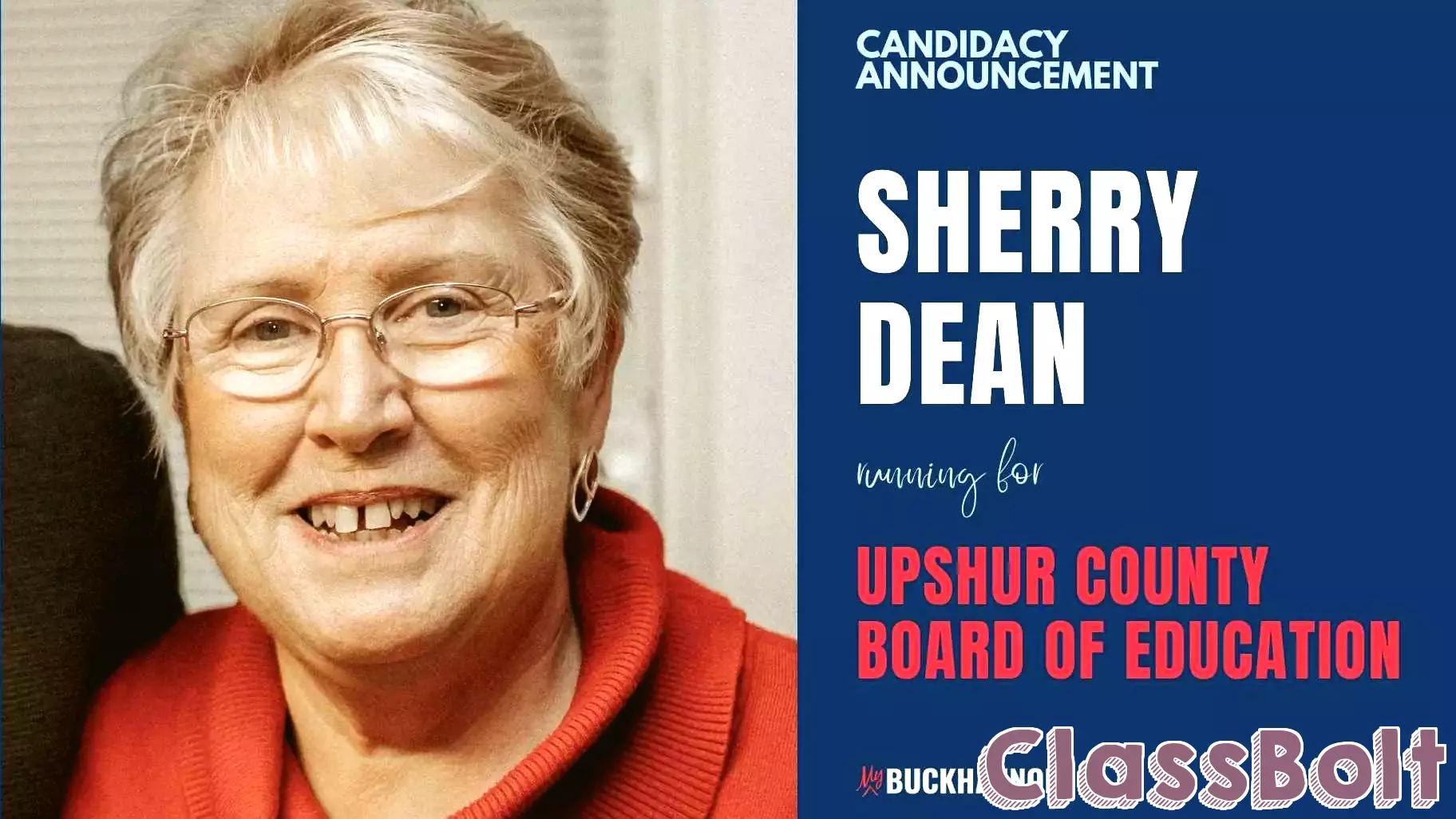 Sherry Dean announces candidacy for Upshur County Board of Education