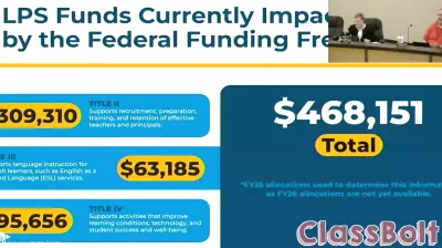Federal Education Grants Reinstated for Lawrence Public Schools