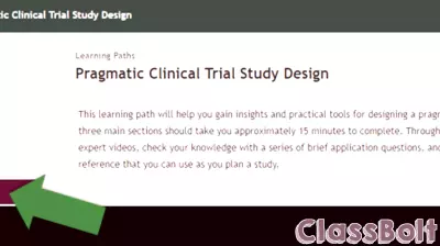 May 26, 2026: Continuing Education Units Now Available for Learning Path on Pragmatic Trial Design